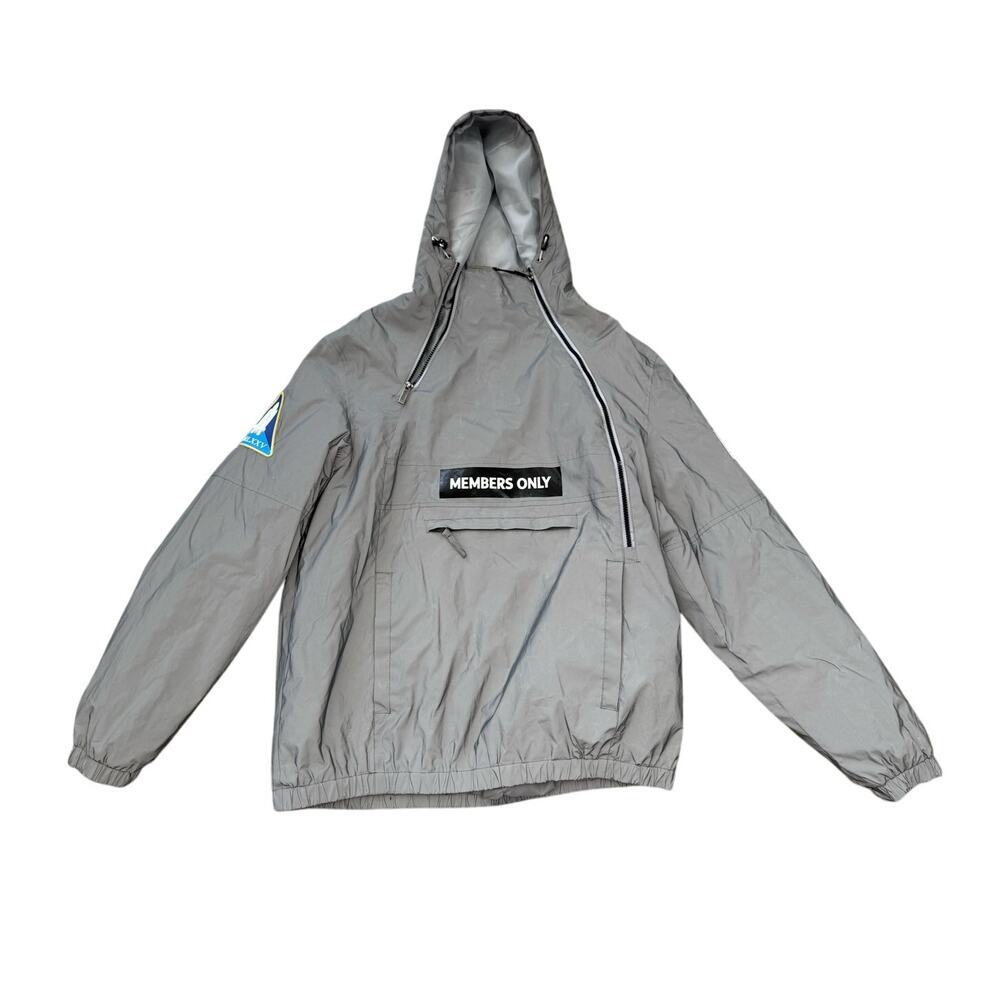 MEMBERS ONLY SPORT Space Suite Reflective jacket size Men's Large, Pullover